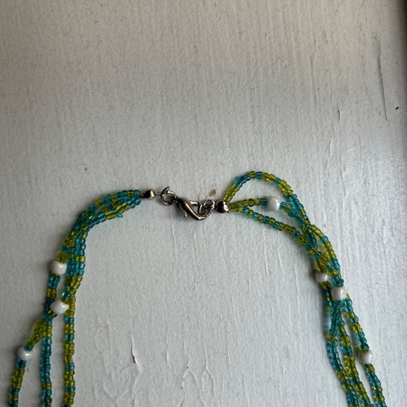 Beaded summer necklace - Picture 4 of 5